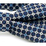 Blue Multi Square Bow Tie