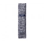 Dark Blue & White Diamond Knitted Tie