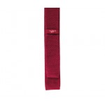 Slim Knitted Red Tie